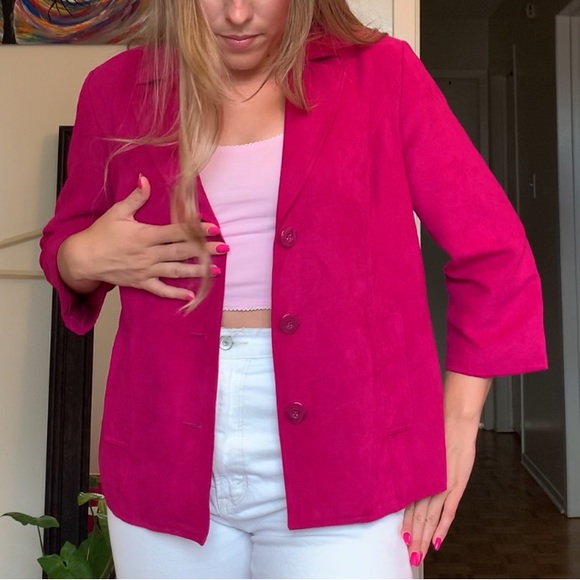 Magenta Pink Blazer Jacket - Barbie - Picture 3 of 4